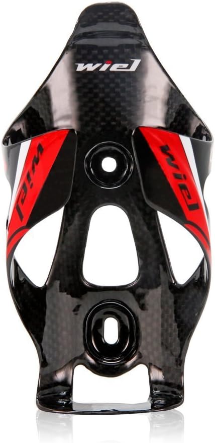 Wiel Full Carbon Fiber Bicycle Bike Light Drink Water Bottle Cage Holder