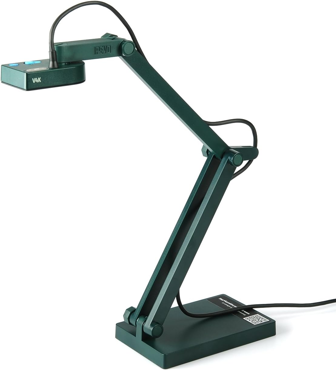 IPEVO V4K Ultra High Definition 8MP USB Document Camera — Mac OS, Windows, Chromebook Compatible for Live Demo, Web Conferencing, Distance Learning
