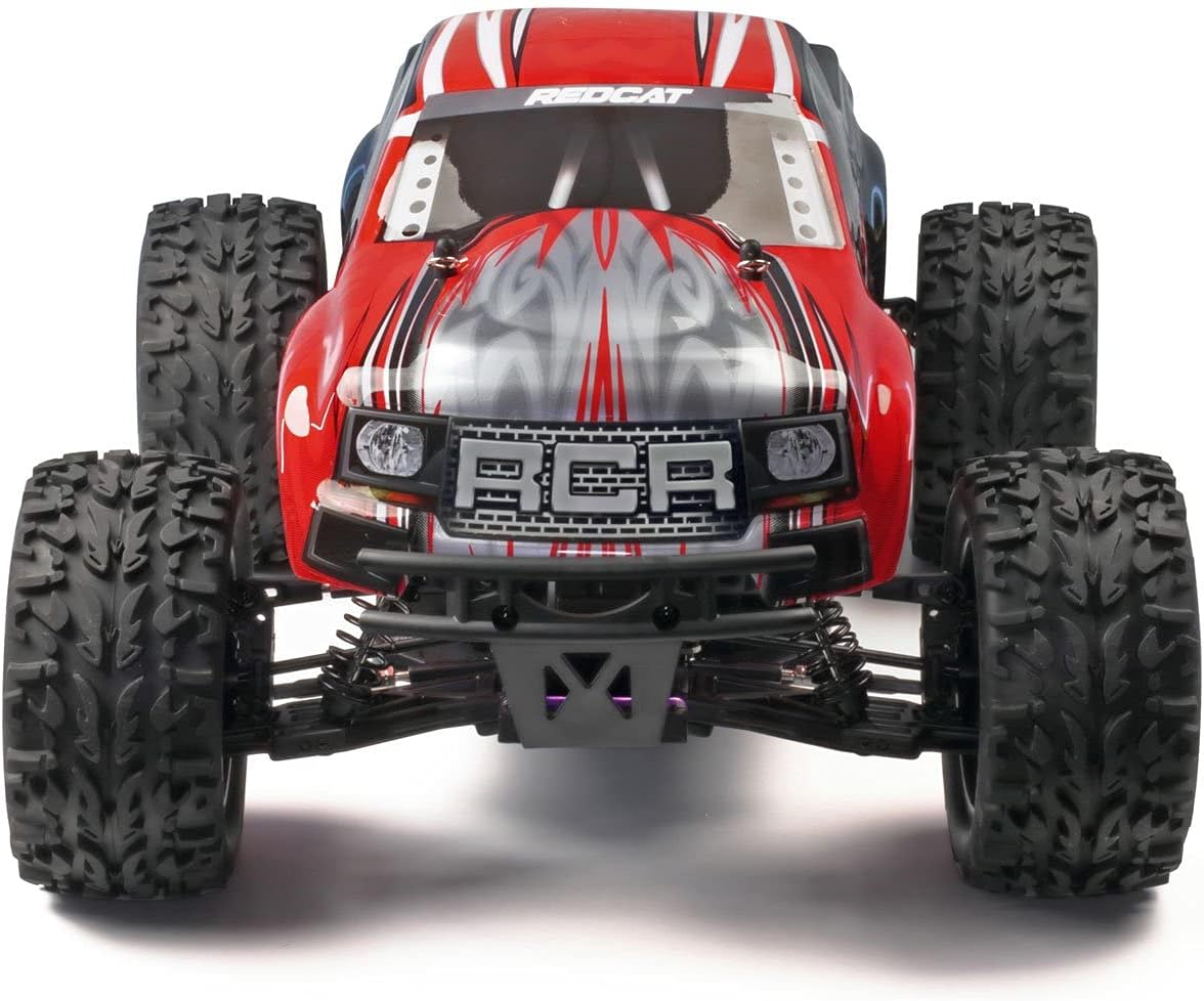 Redcat Racing Volcano EPX 1/10 Scale Electric RC Monster Truck – 4WD RC Truck with 2.4GHz Radio, Waterproof Electronics, 19T Brushed 550 Motor