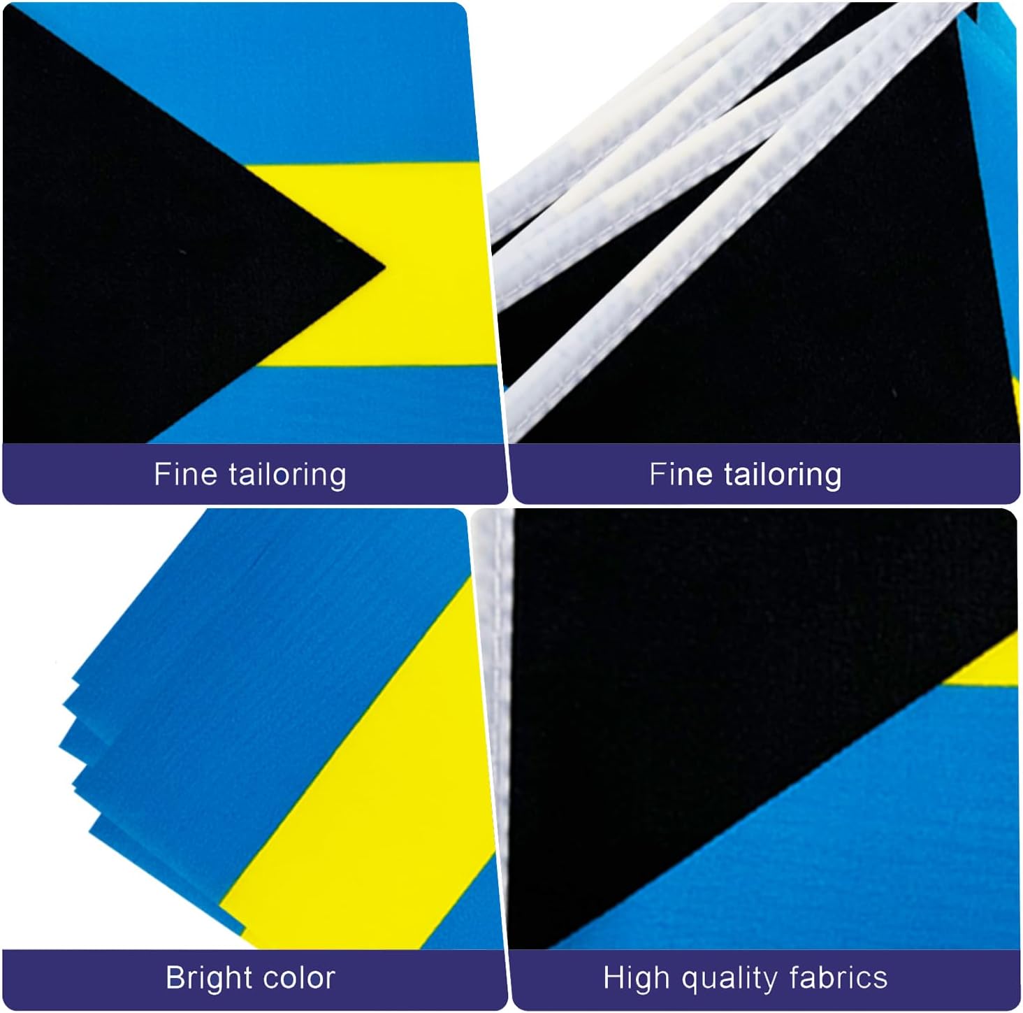 Nicaragua String Flags Banner Mini Small Nicaraguans Flag Bunting Patriotic Hanging Decor,National Holiday, Sports Game, Fiesta & Themed Party,18 Feet 20 Flags