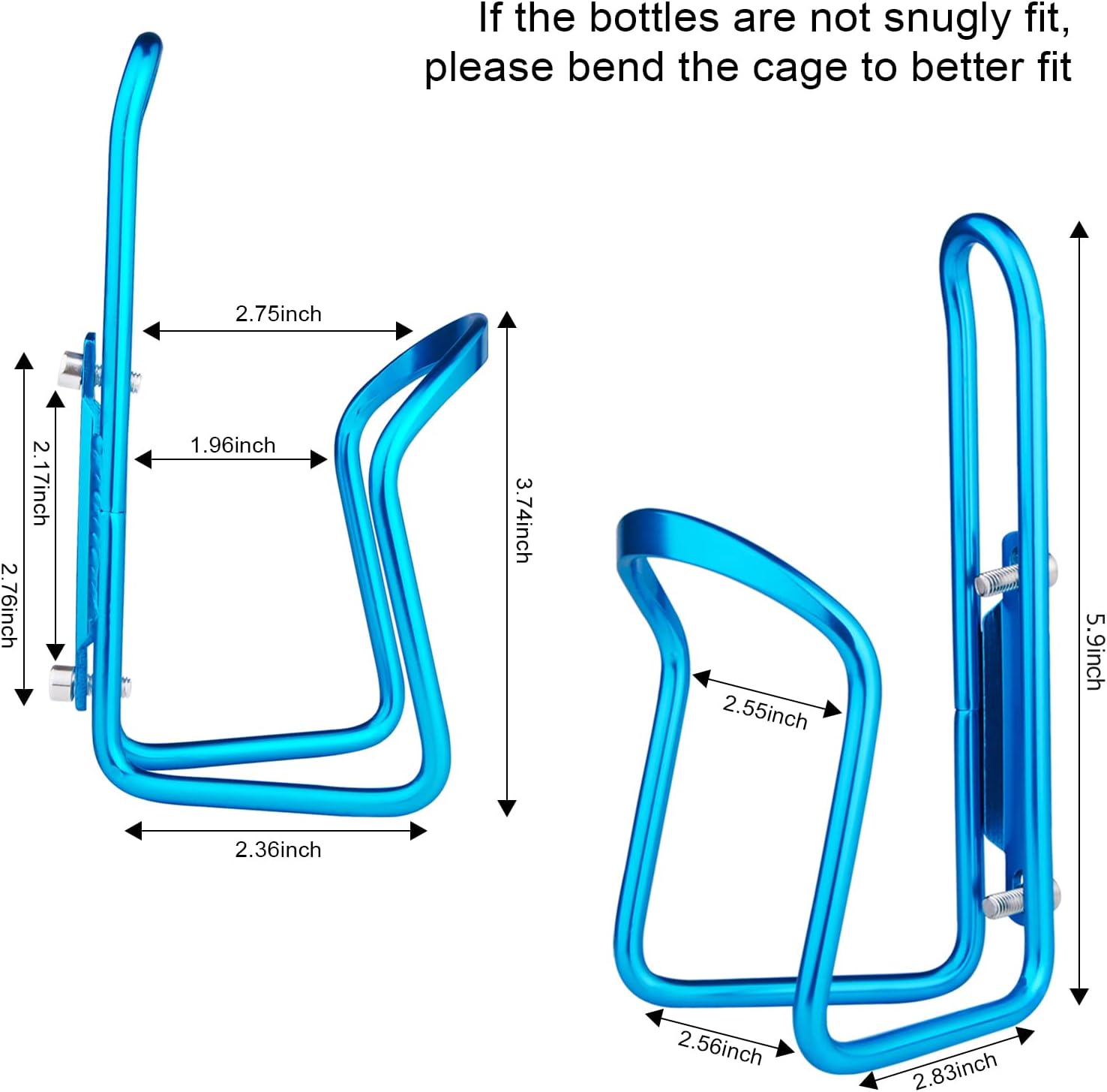 Aluminum Alloy Biking Bicycle Water Bottle Cage Holder, Cycling Bike Water | Bottle Cage