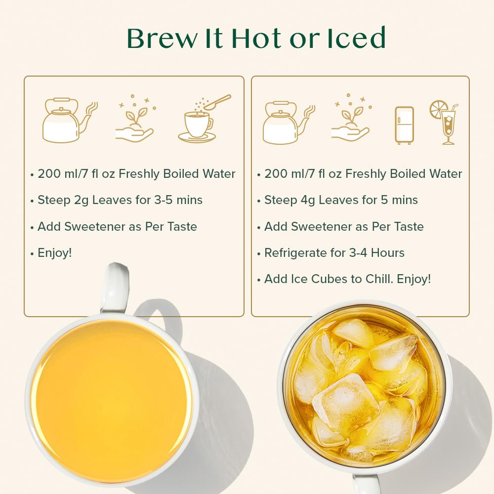 VAHDAM, Green Tea Leaves From Himalayas 170+ Cups (12oz) High Elevation Grown Green Tea Leaves From Himalayas | Pure Unblended Single Origin Green Loose Leaf Tea | Vacuum Sealed