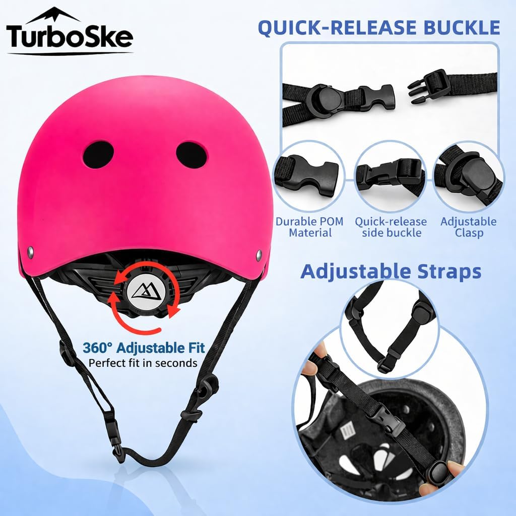 Skateboard Helmet,BMX Bike Multi-Sport Helmet for Youth,Men Women