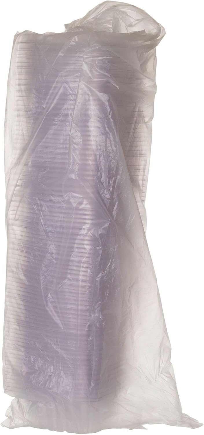 Eco-Products EPRC32 Renewable & Compostable Rectangular Deli Containers - 32oz., 50 Per Pack (Case of 4 Packs), clear