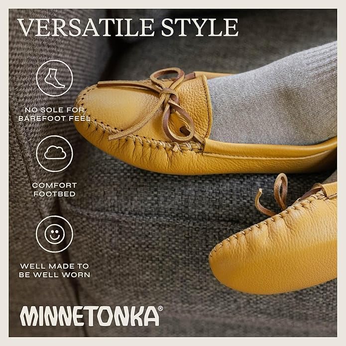 Minnetonka Women's Double Deerskin Softsole Moccasin