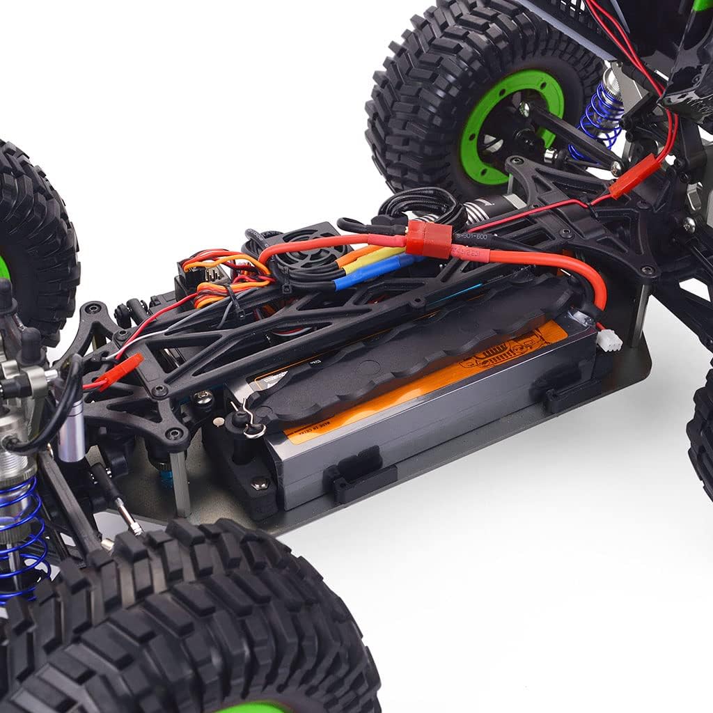 1/10 Scale 4WD RC Cars for Adults Brushless,Max 43 MPH Off-Road Fast RC Cars,Off-Road Remote Control Trucks (Green)