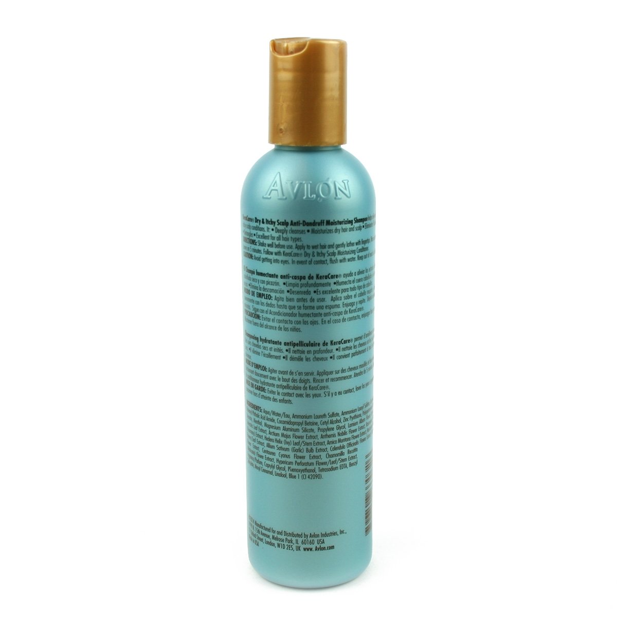 KeraCare Moisturizing Shampoo,8 oz - Sulfate Free, Relieves Dry and Itchy Scalp Conditions, Eliminates Flakes, Liquid Volume 240 ml
