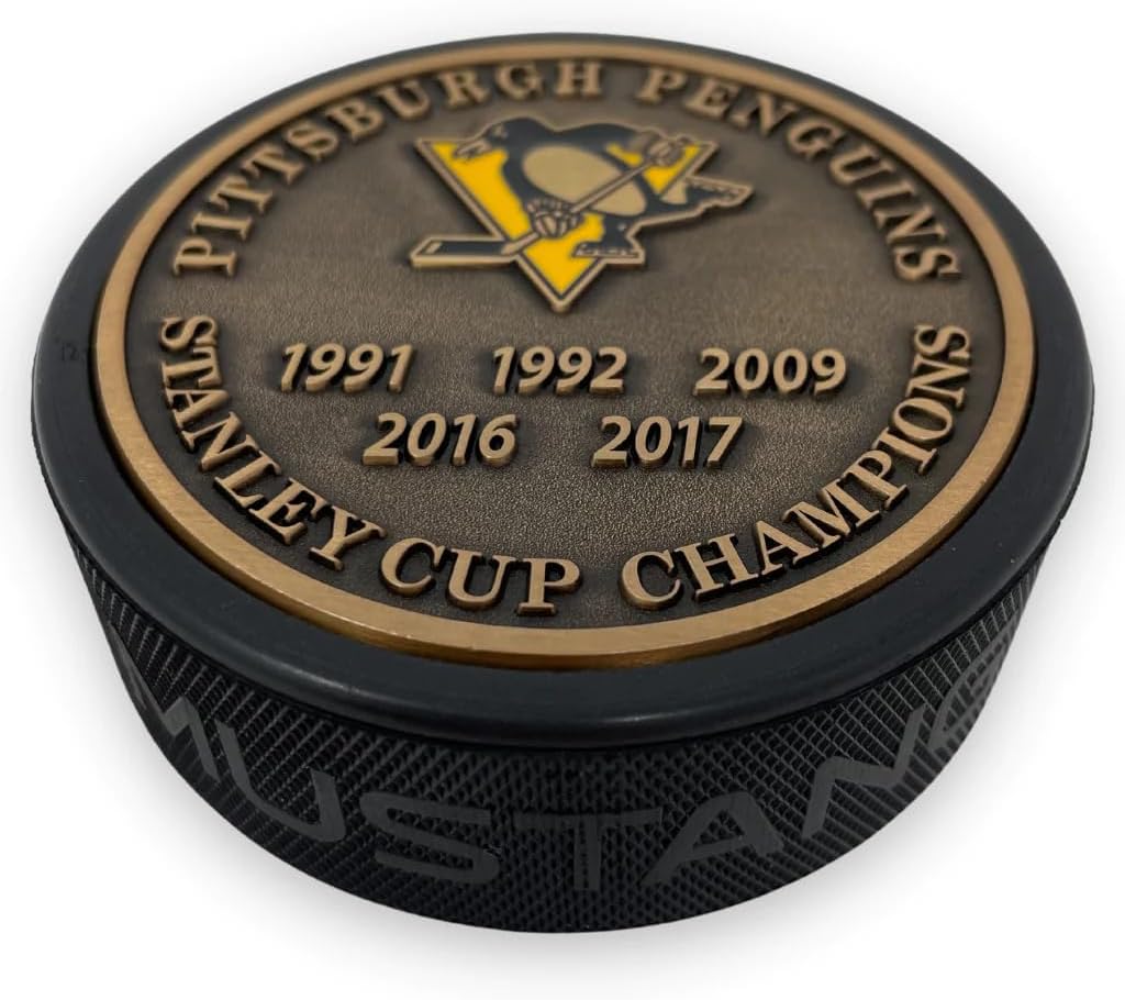 Sports Decor Stanley Cup Years Gold Medallion Puck