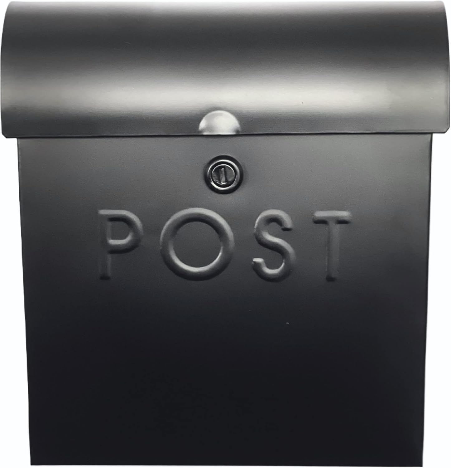 NACH Mailboxes for Outside Wall Mount, 12 x 11.2 x 4.5 inch, Black Mailbox, Waterproof Mailbox with Outdoor Newspaper Holder - The Euro Mailbox