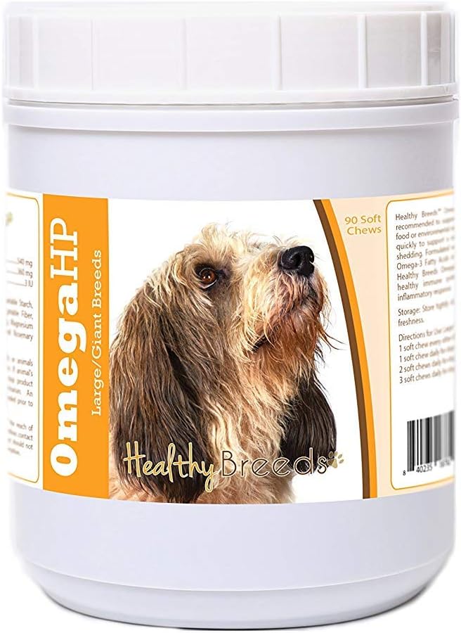 Healthy Breeds Siberian Husky Omega HP Fatty Acid Skin and Coat Support Soft Chews 60 Count