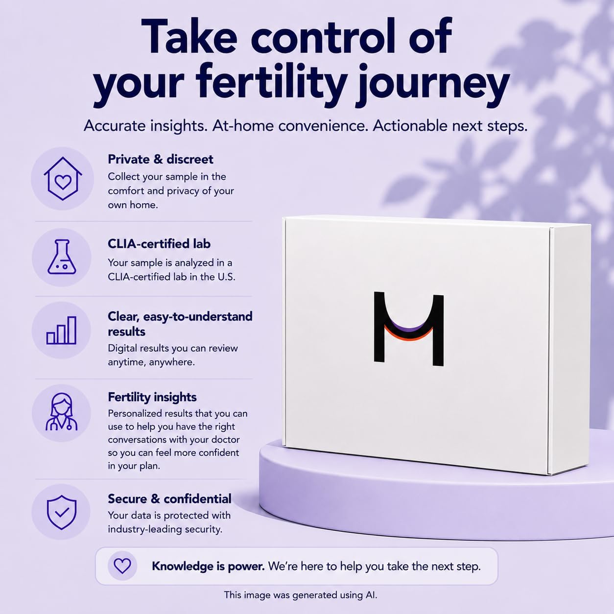 Modern Fertility Hormone Test | Reliable, Convenient at-Home Kit for Women Delivers Personalized Reports, Accurate & Fast