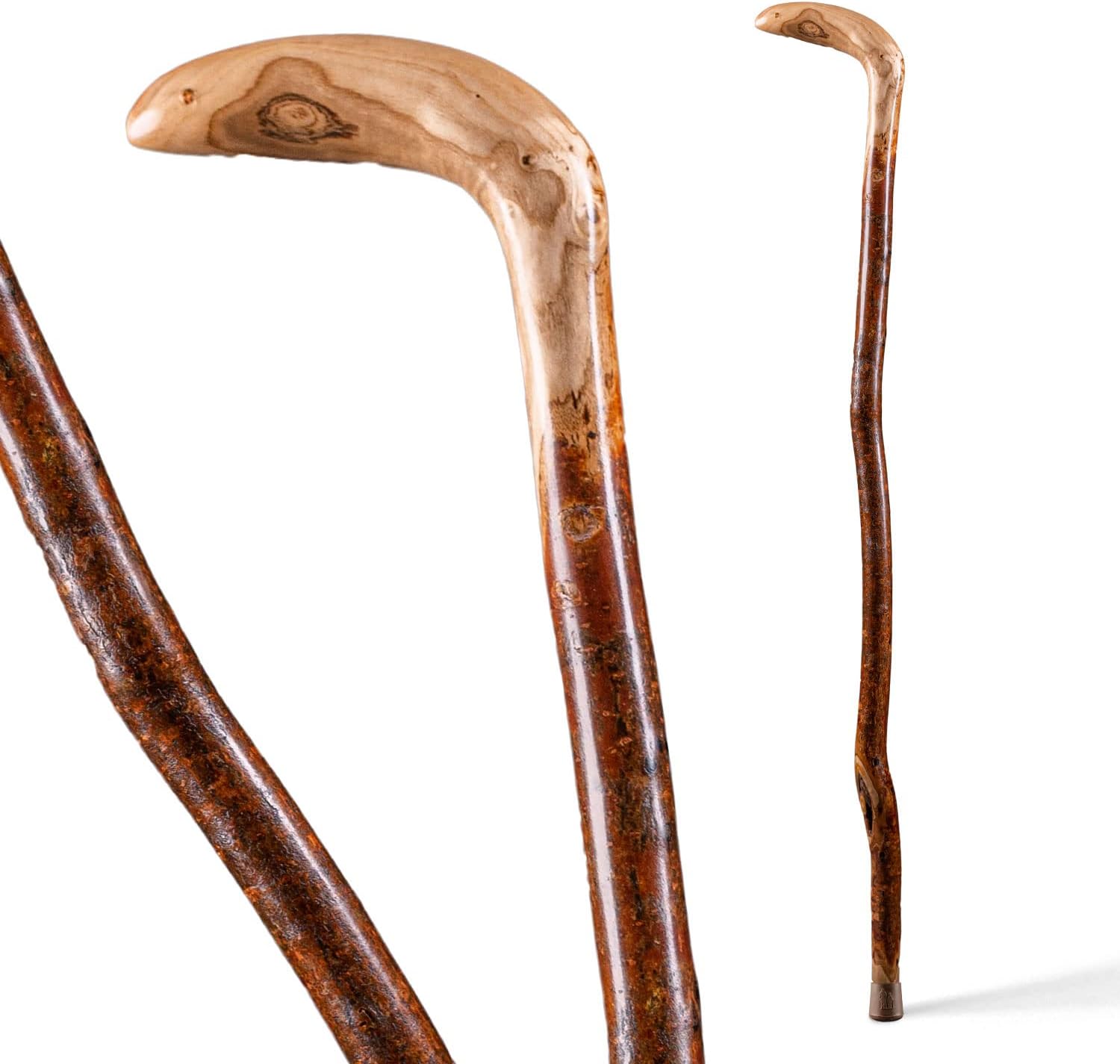 Brazos Wooden Walking Canes for Men and Women, Stable Walking Sticks for Seniors, Made in The USA