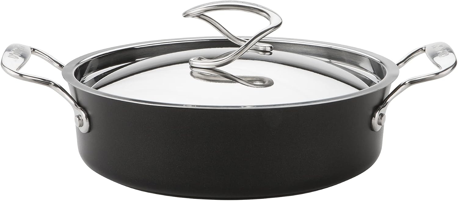 Circulon Style Hard Anodised Sauteuse, 24cm/2.8L
