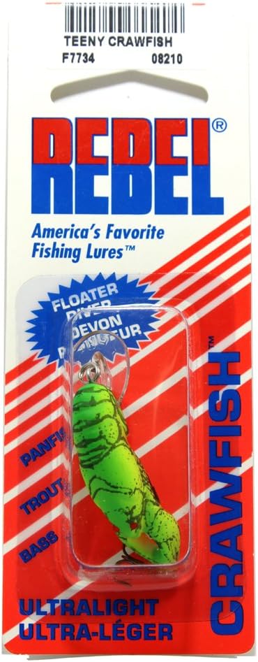 Rebel Lures Original Realistic Crawfish Crankbait Fishing Lure