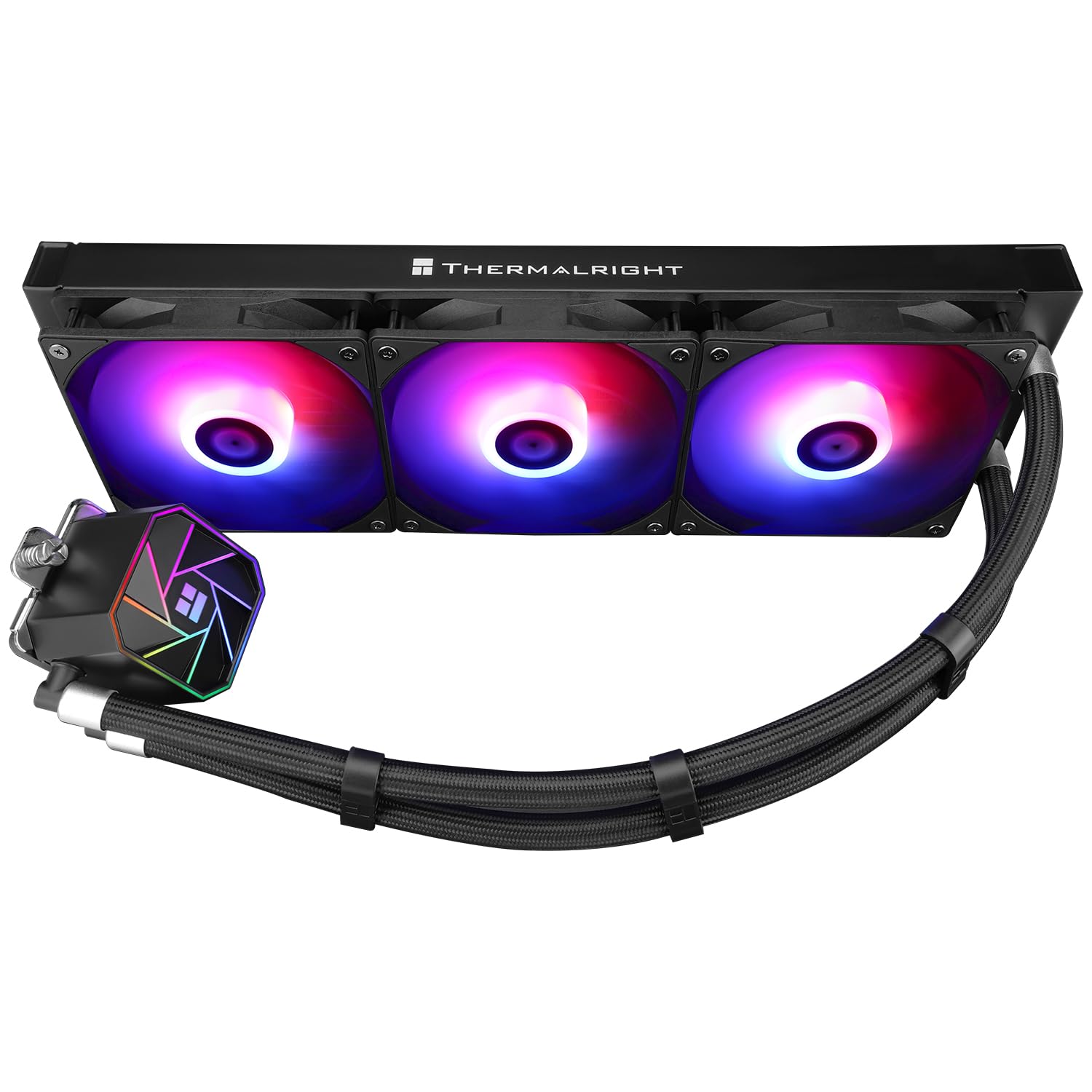Thermalright Aqua Elite 360 ARGB Liquid CPU Cooler, 360 AIO Cooling Row Size, 3 x 120mm PWM Fans, Computer CPU Cooler,for AMD:AM4/AM5, Intel LGA1851/1150/1151/1200/1700