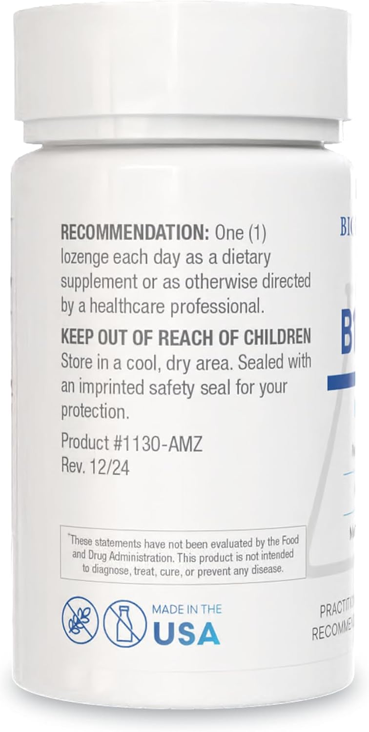 BIOTICS RESEARCH B12-2000™ Vitamin B12 2000 mcg, B6, Folate–B12 Sublingual Lozenges, Methylation Support Supplement, High Potency