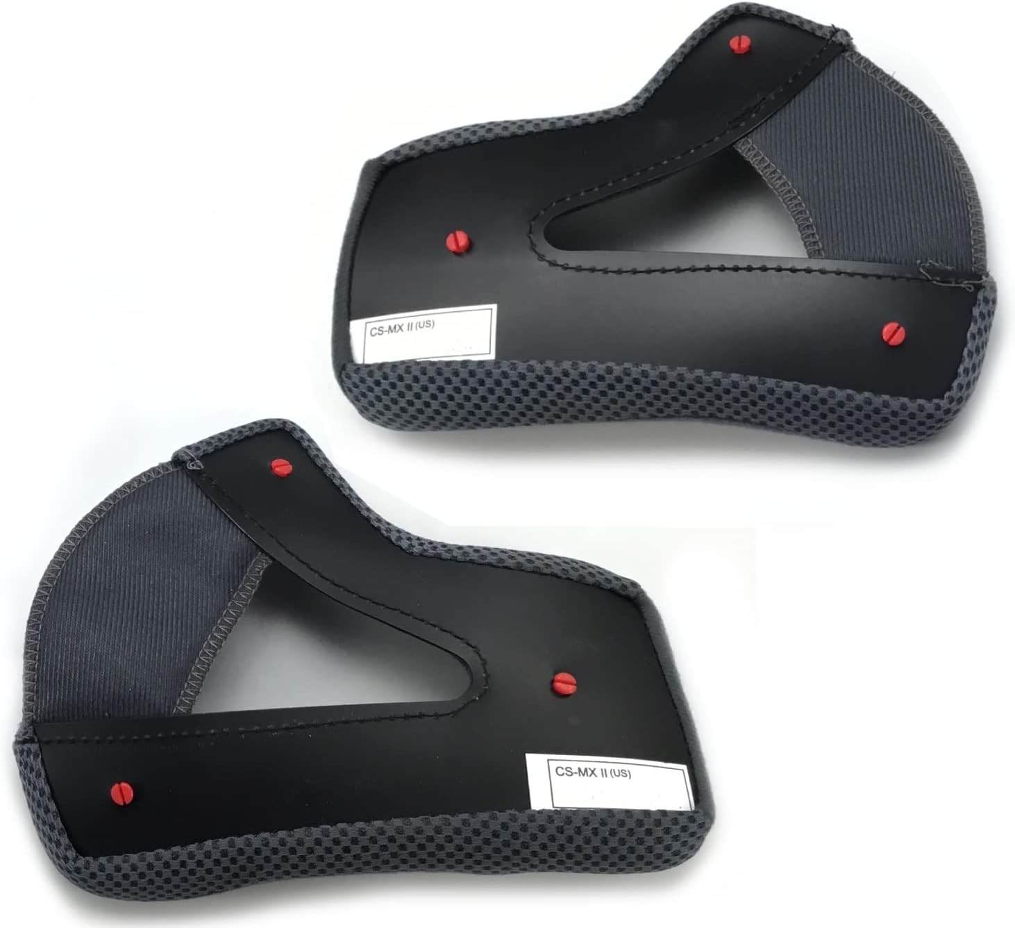 HJC CS-MX II Helmet Cheek Pads Black 3XL (17mm)