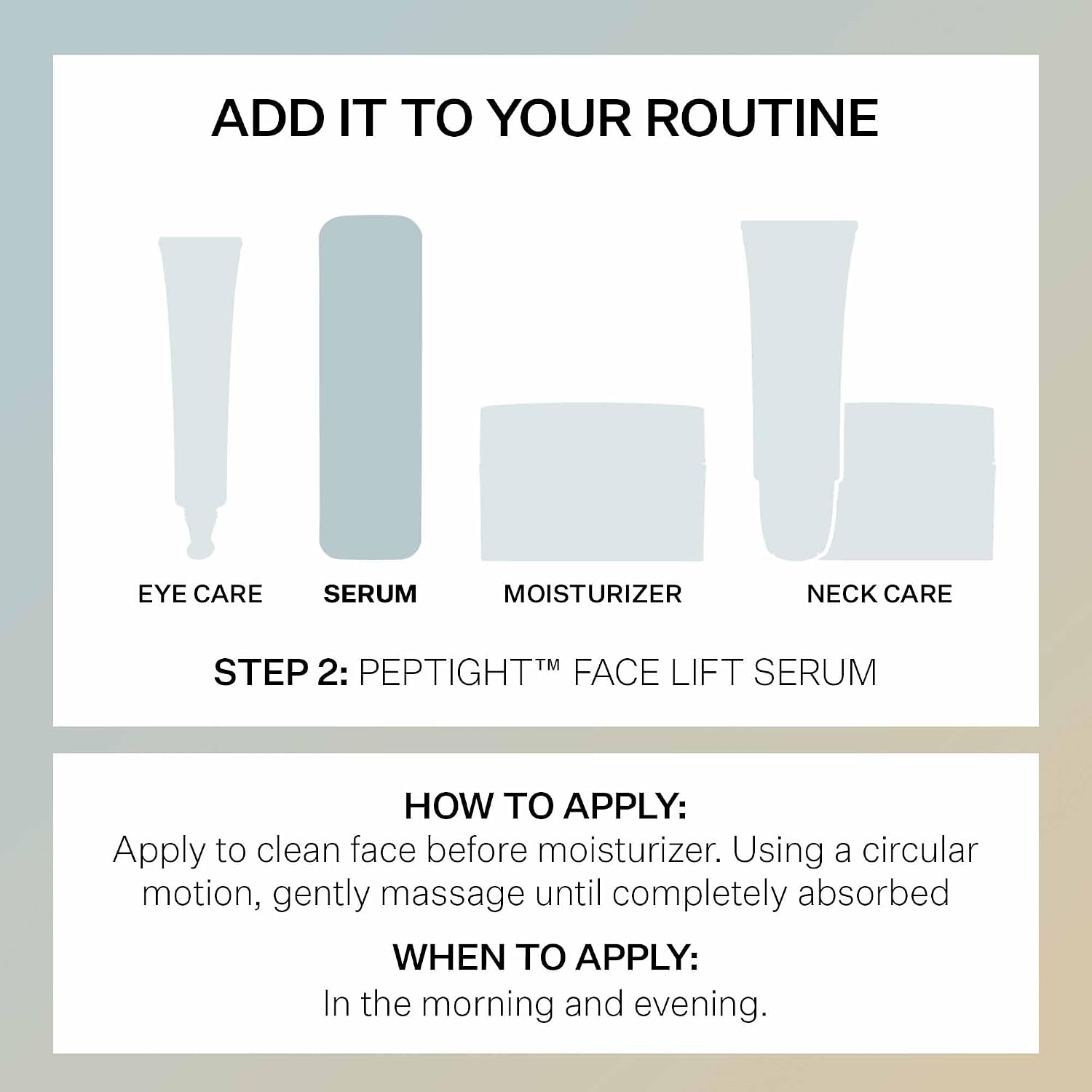 StriVectin Tighten & Lift Peptight Face Lift Serum with Tightening & Brightening Peptides for Wrinkles