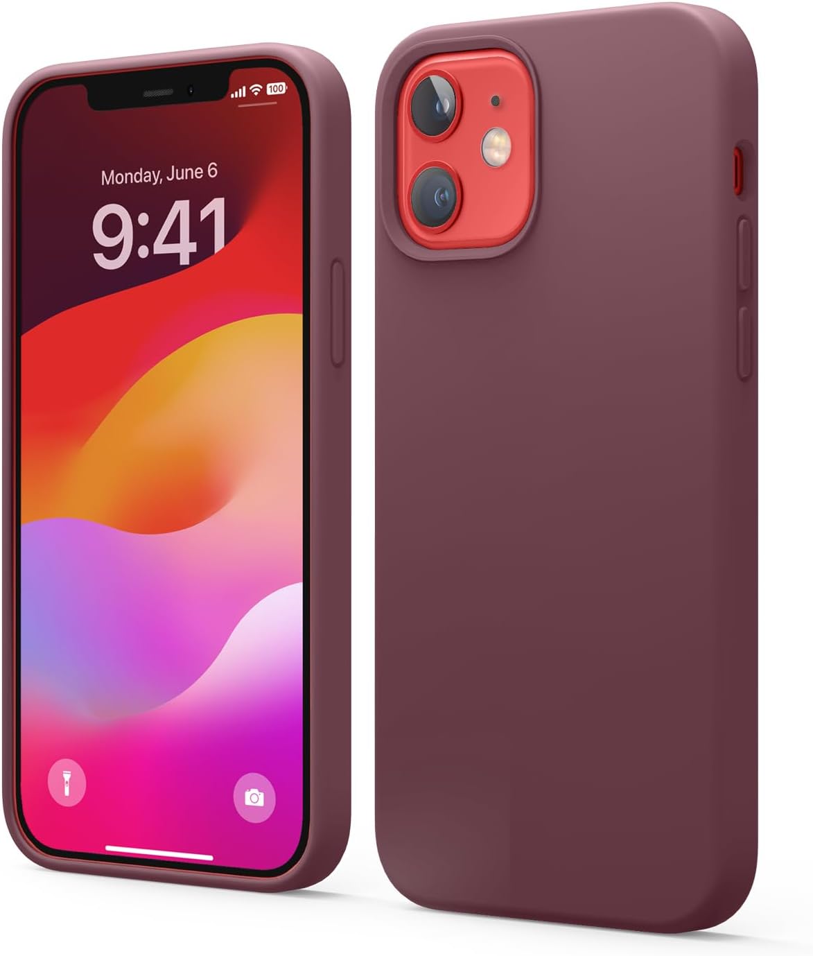 elago Premium Liquid Silicone Case for iPhone 12 Mini Lavender