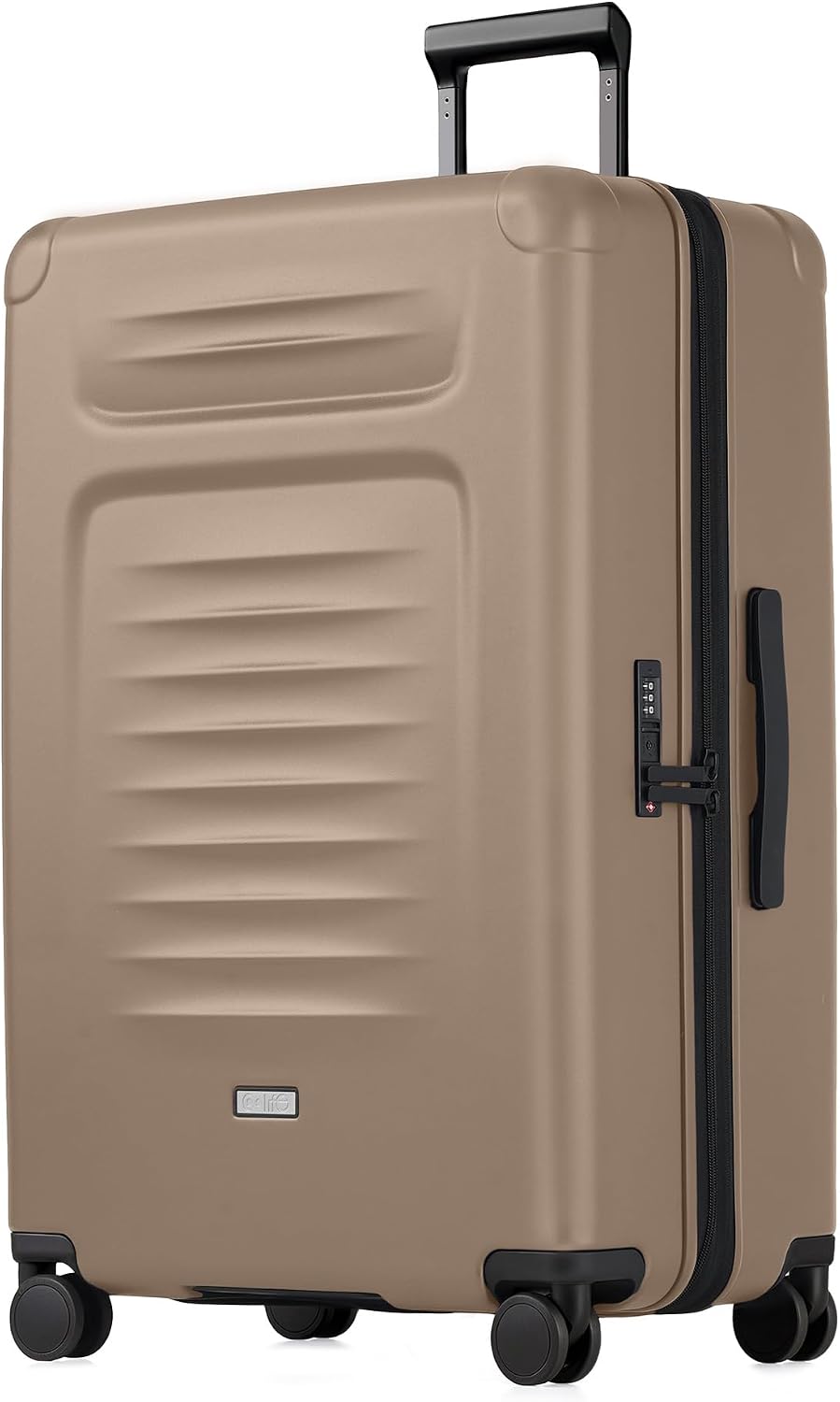 Coolife Expandable Luggage with TSA Lock Carry On Green | Front Pocket with Laptop Compartment,22x14x9 Airline Approved,Durable Hardshell Suitcases,Reinforced Bottom Groove