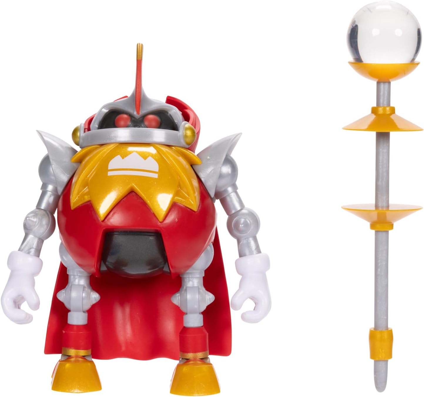 Sonic the Hedgehog 4-inch Heavy King Eggrobo Action Figure with Spike Trap Accessory. Ages 3+ (Officially licensed by Sega)