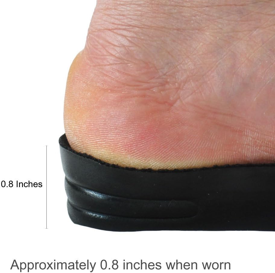 1 Inch Leg Length Discrepancy Full Length Insoles Lifts for Uneven HIPS (2 Lefts Large)