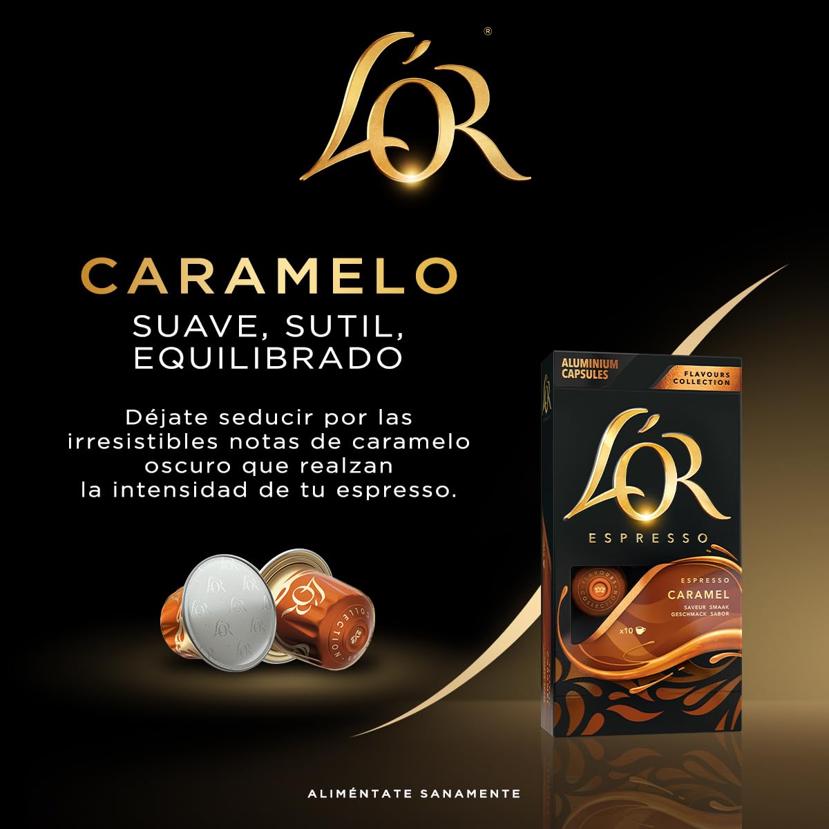 L'OR Espresso Capsules, Medium Roast, Chocolate, 10 Capsules