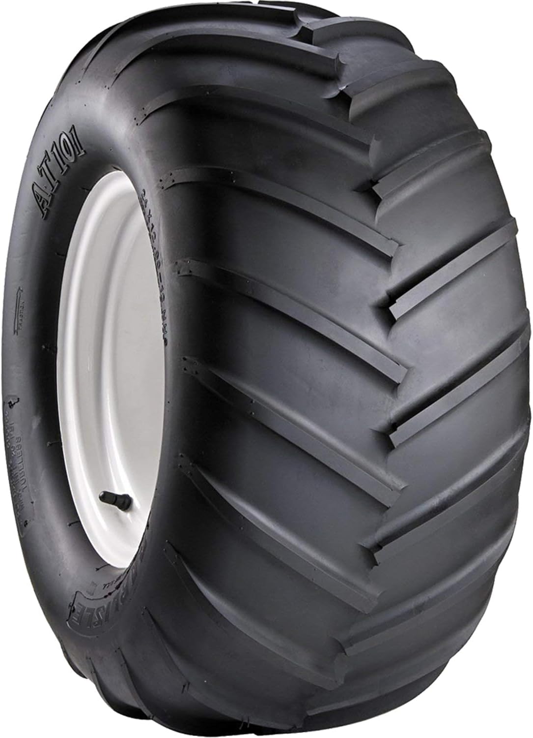 Carlisle AT101 Lawn & Garden Tire - 21X11-8 | Lawn Mower & Garden Tractor All Season Traction 92A3 Rated 4 Ply Bias Construction Black Sidewall Tire