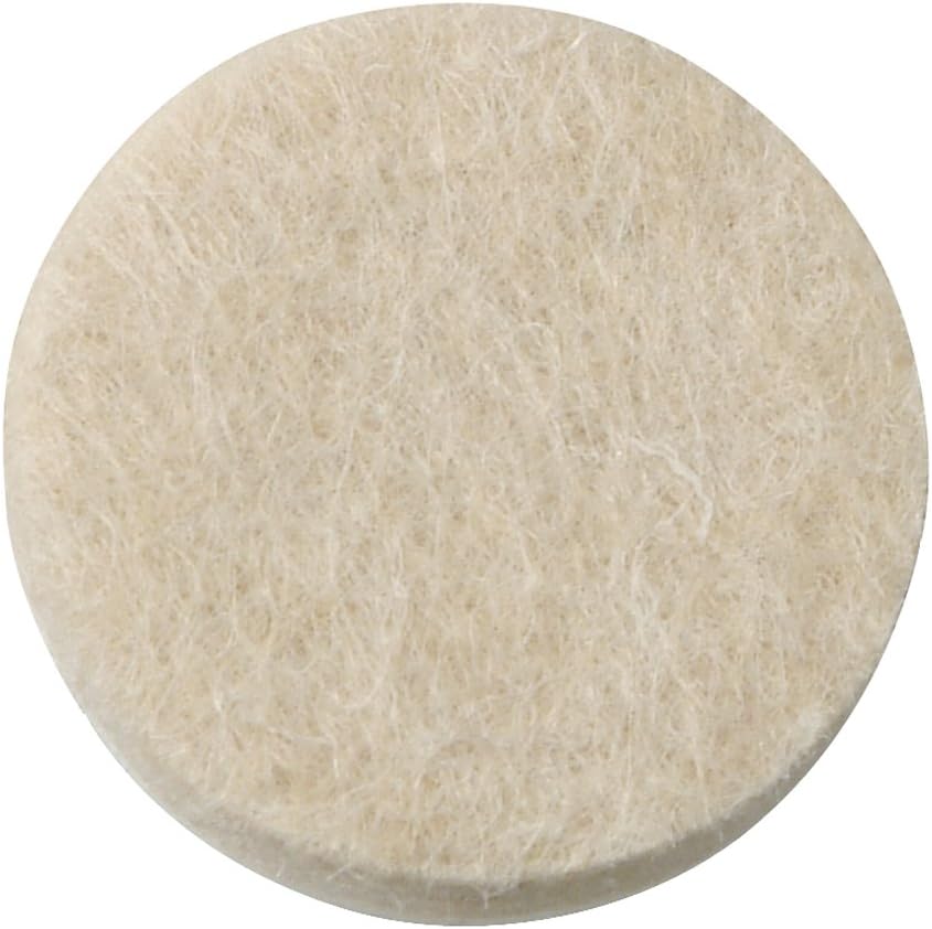 softtouch 1 1/2" Round Heavy Duty Felt Furniture Pads for Hardwood, Brown (24 Pack)