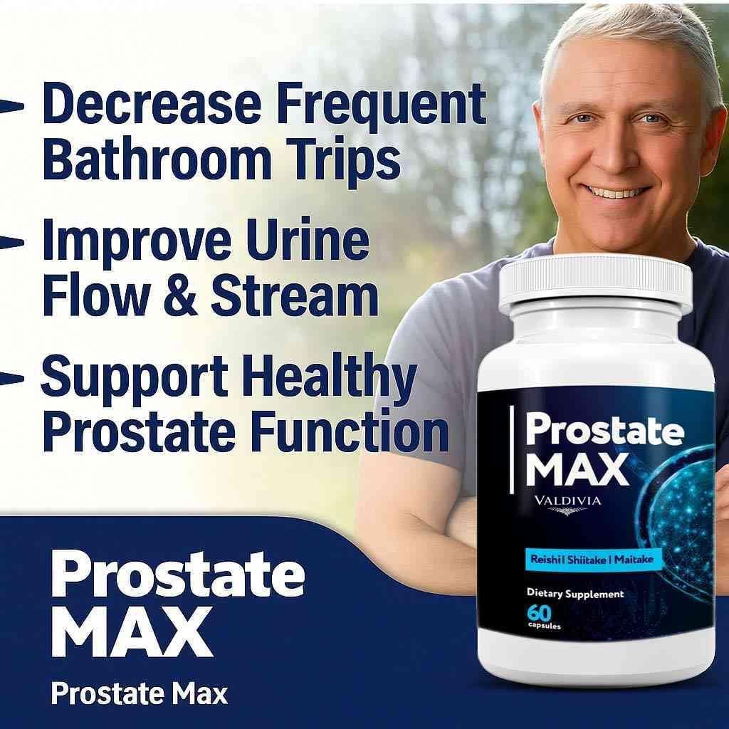 Valdivia ProstateMax Prostate Health Supplements for Men, Bladder & Urinary Support with Saw Palmetto Extract, Supports Healthy Prostate Function - 60 Capsules