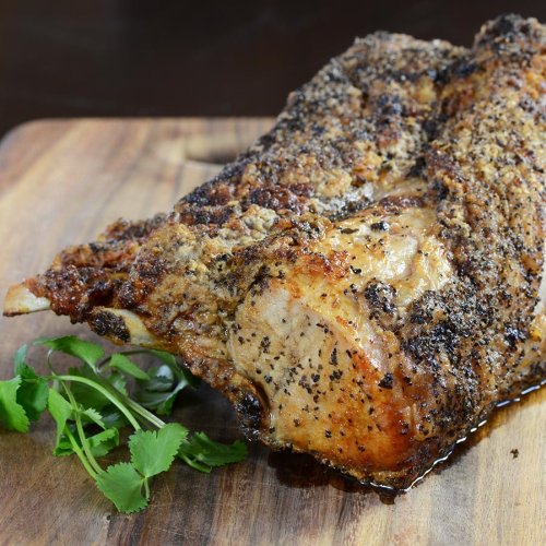 Berkshire Pork 8 Bone Frenched Loin Rack Roast - 1 rack - 6 lbs
