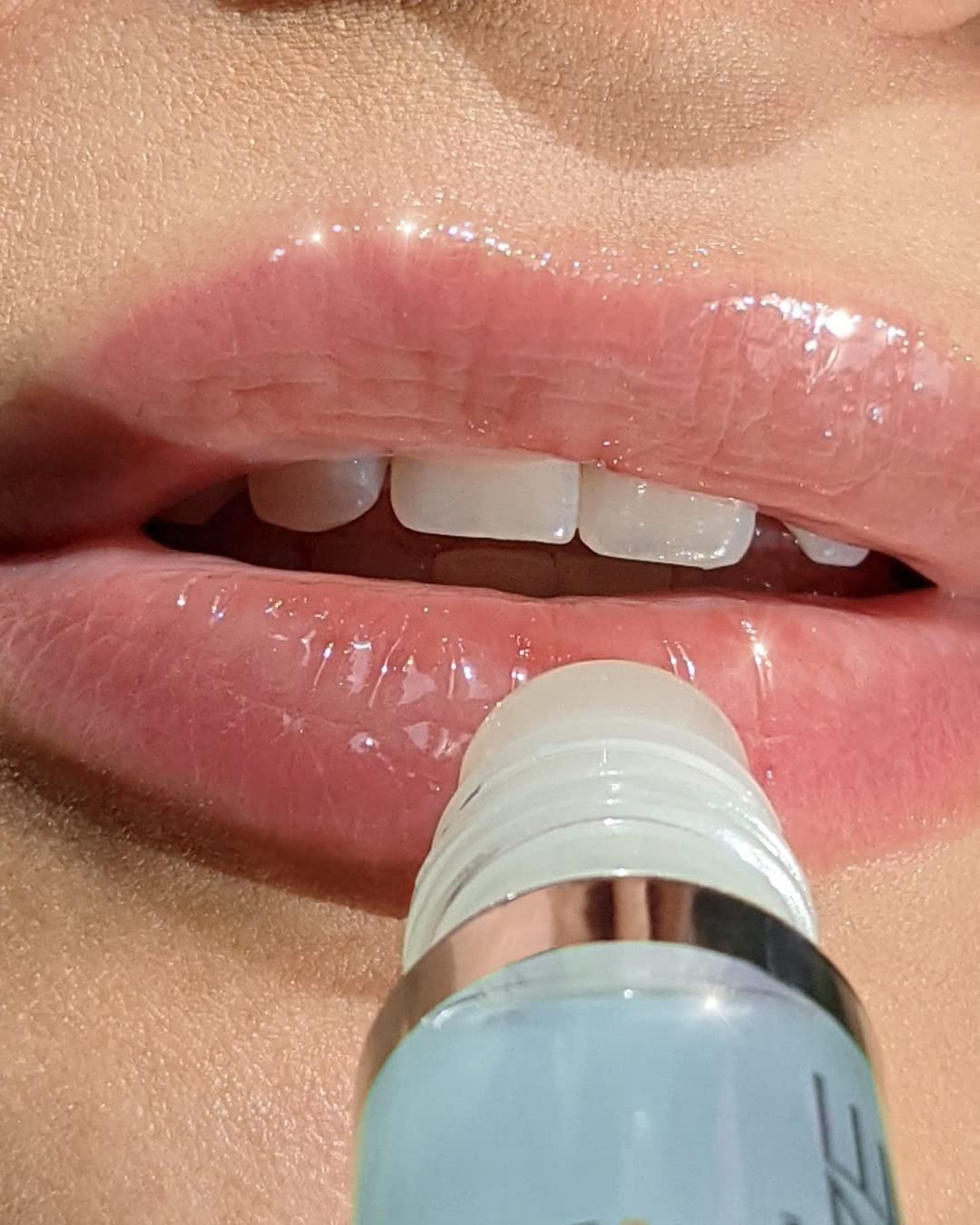 MODE Lip Glaze Cotton Candy Flavored Lip Gloss, Hydrating Sheer Wet Shine, Skincare Fruit Oils