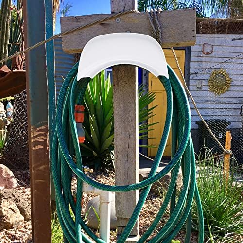 Gardzen Heavy Duty Hose Holder Wall Mount Black