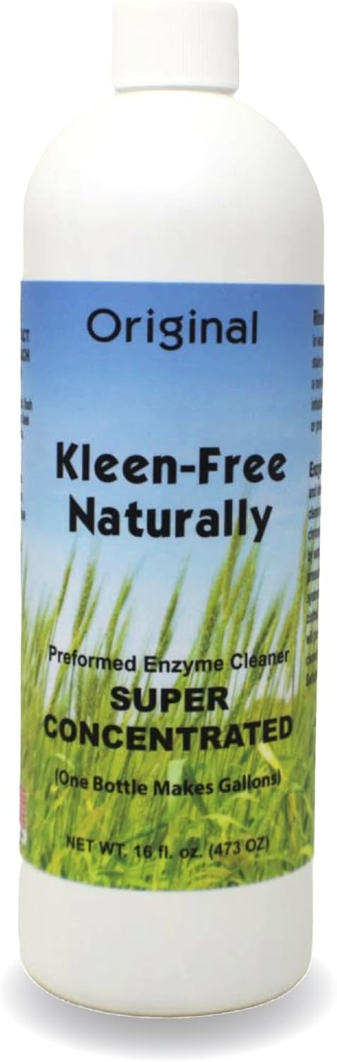 Naturally Preformed Enzyme Cleaner, Enzyme Solution, Multi-Purpose Cleaner, Laundry Additive and More - Concentrate - Original Scent - 128oz (1 Gallon)