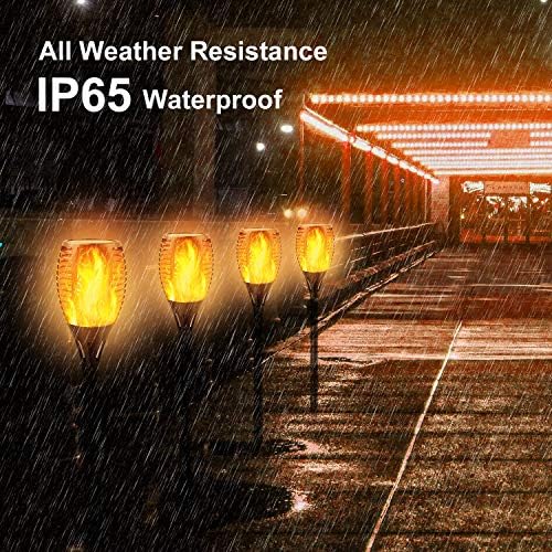 8Pack Flickering Solar Lights Outdoor Dancing Flame 3 Installation