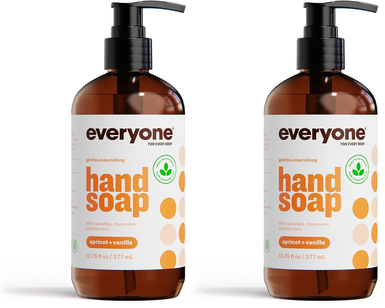 Everyone 3-in-1 Soap Body Wash Bubble Bath Shampoo Coconut Lemon 32oz 2pk | Natural essential oil formula | body wash | shampoo | bubble bath in one | coconut lemon scent | bulk value 2-pack