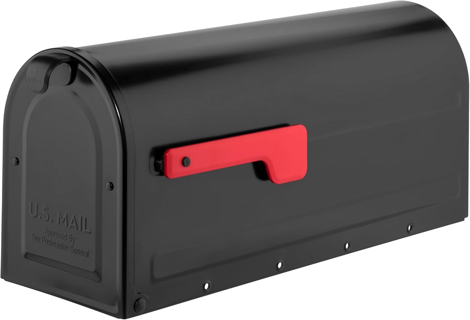 ARCHITECTURAL MAILBOXES 7600P-10 MB1 Mailbox, Medium, Pewter | Galvanized steel build for outside with rust-resistant powder-coat finish and a magnetic door closure. USPS approved.