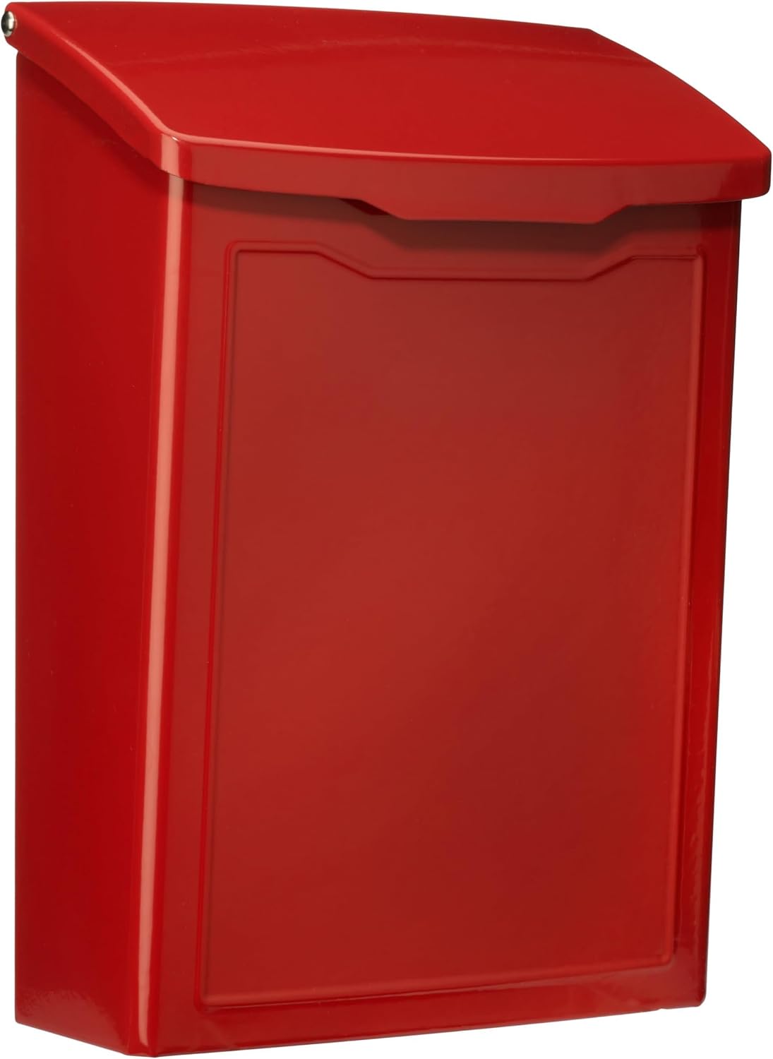 Architectural Mailboxes 2681B Black Marina Wall Mount Mailbox, Small | Galvanized steel build for outside with weather-resistant outdoor construction and a rust-resistant powder-coat finish.