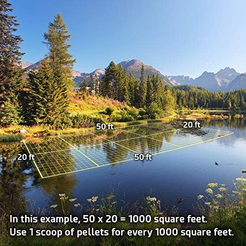 Pond Sludge Remover – 5 Pounds Beneficial Pond Bacteria & Enzyme Treatment - 100% Natural Muck Digester – Safe for All Aquatic Life and