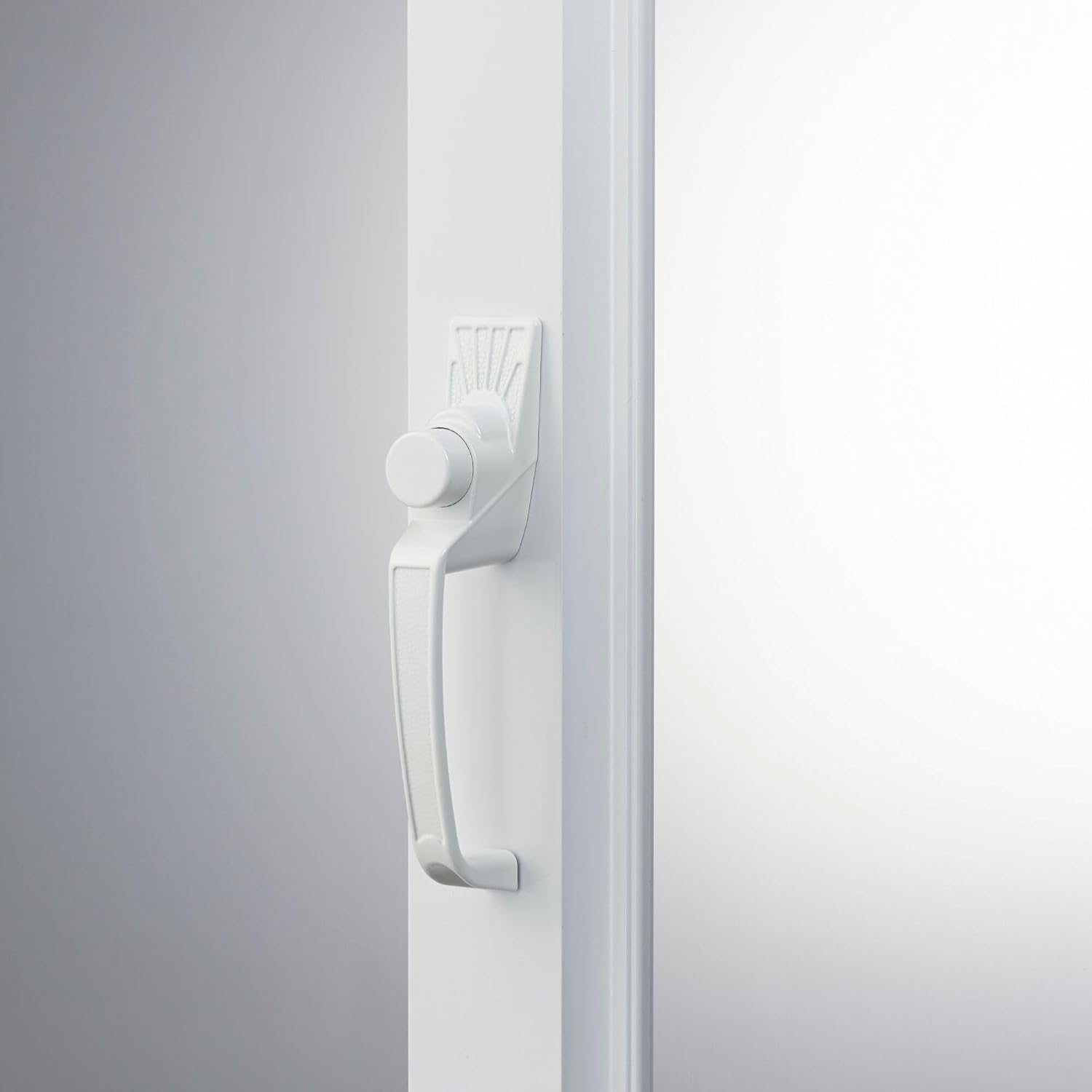Ideal Security Model 11 Classic Push Button Handle with Latch for Storm Door and Screen Door, Silver