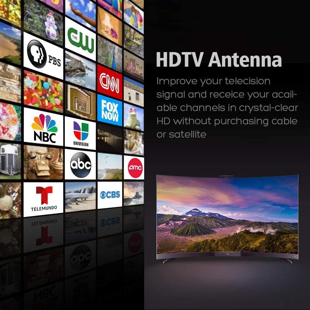 Lava Omnipro HD-8008 Omni-Directional HDTV Antenna 360 Degree - Attic or Roof Mount TV Antenna for Clear Reception, 4K 1080P (HD-8008_FBA)