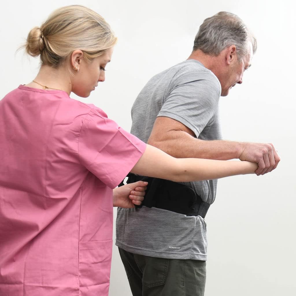 Medical king Gait Belt with 6 Handles Transfer Belt Fle to Unlock - 50" Holds up 500 LBS - or Lifting Seniors - Great Lift Belt for Elderly, Therapy