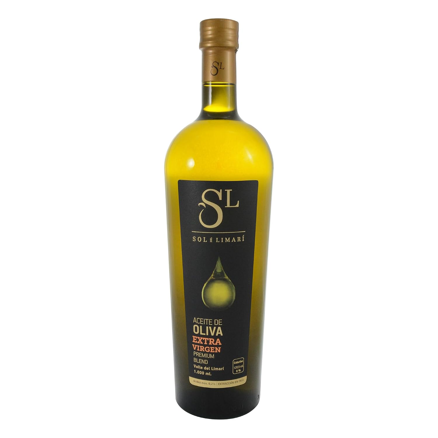 Sol del Limari - Extra Virgin Olive Oil with Polyphenol Rich - Premium Blend - First Cold Press - Aceite de Oliva Extra Virgen (16.9 Fl Oz)