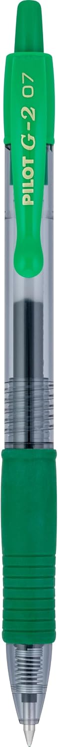 PILOT G2 Pens, 0.7mm, Black Ink, 12-Pack