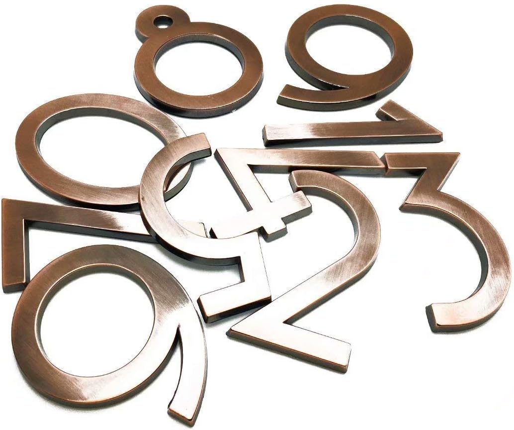 20 Pack Mailbox Numbers 0-9, 2.76 Inch High, Door Address Numbers Stickers for Apartment, House, Room, Office, Cars, Trucks