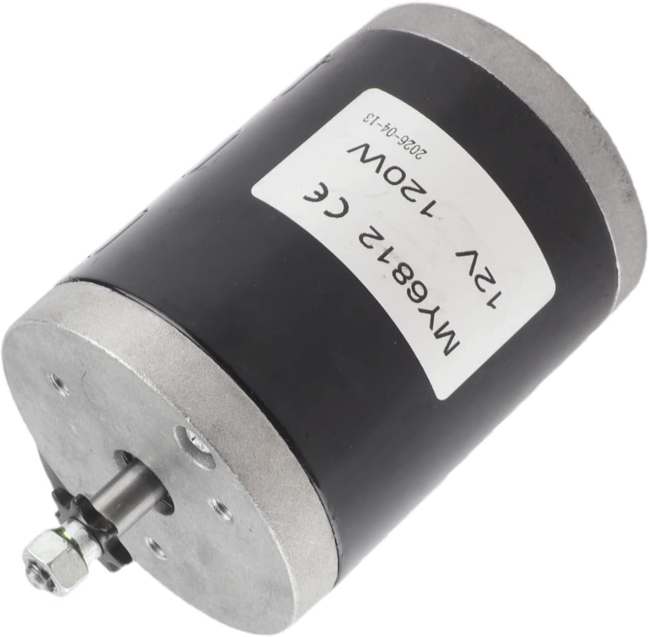 Tbest DC Motor, High-Speed Small Brushed Motor with Pulley, 12V 120W for Electric Scooter Repairs, DIY Projects, Commuters, Adults and Kids