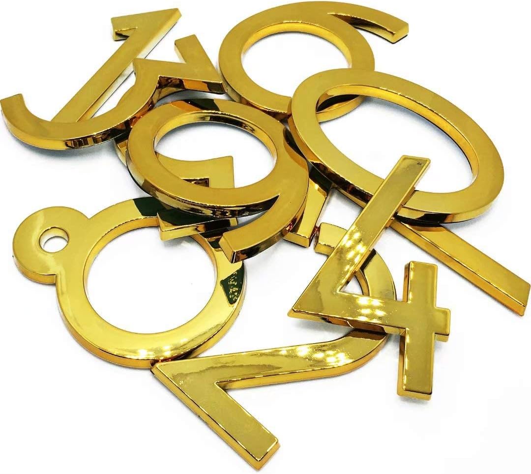 20 Pack Mailbox Numbers 0-9, 2.76 Inch High, Door Address Numbers Stickers for Apartment, House, Room, Office, Cars, Trucks