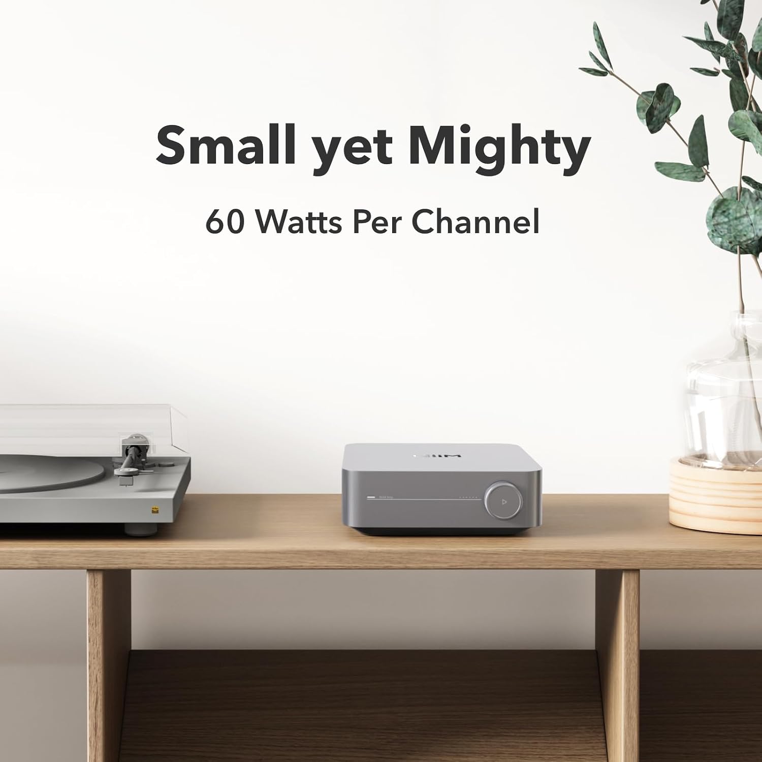 WiiM Amp Pro Streaming Amplifier for TV, Music & Passive Speakers | Upgrade Your Favorite Passive Speakers with Wireless Streaming, Smart Control, and High-quality Sound.
