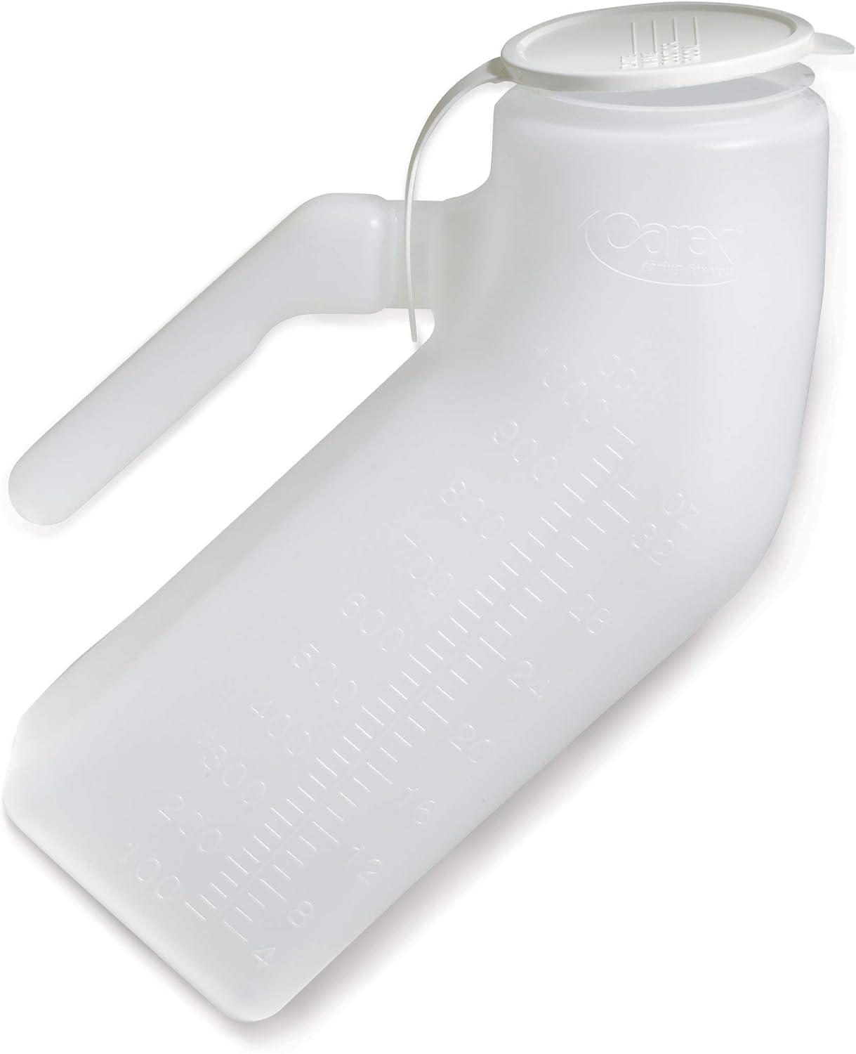 Carex Portable Urinal For Men - Male Urinal and Travel John - Plastic Urinal