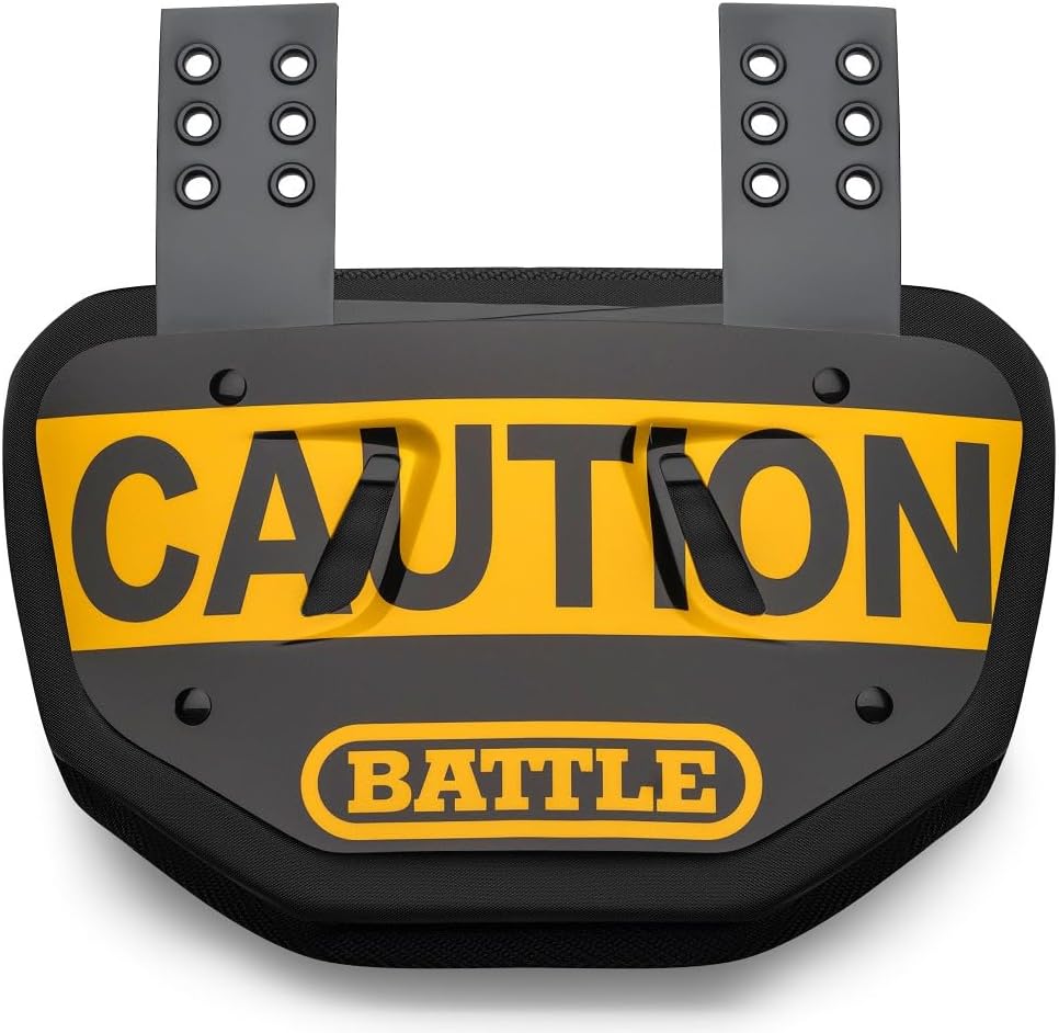Battle Sports Novelty Football Back Plate, Kids, Adults